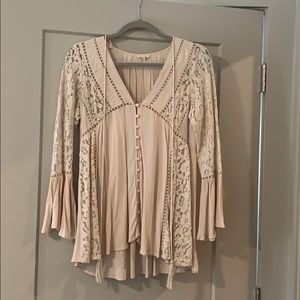 Flowing Lacy Blouse